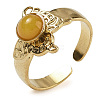 Natural & Synthetic Gemstone Finger Rings RJEW-U027-05G-2