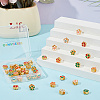 42Pcs 7 Styles Alloy Enamel European Beads ENAM-GO0001-17-4