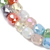 Electroplate Glass Beads Strands EGLA-G039-03A-02-3