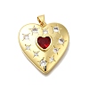 Barss Rhinestone Pendants KK-V002-08G-01-1