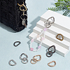 24Pcs 8 Styles Iron D Ring DIY-PH0028-85-5