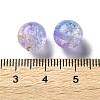 Transparent Crackle Acrylic Beads DACR-D300-01H-10mm-3