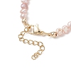 Chakra Natural Malaysia Jade & Pearl Beaded Bracelets for Women BJEW-JB13077-4