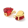 Brass Micro Pave Cubic Zirconia Charms KK-S336-02G-D-2