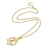 304 Stainless Steel Macrame Pouch Braided Gemstone Holder SA-CJ67C5-G-1