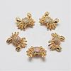 Brass Micro Pave Grade AAA Cubic Zirconia Beads ZIRC-P026-06-NR-3