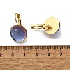 Brass Leverback Earrings EJEW-Z086-02G-5