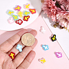 20Pcs Handmade Lampwork Enamel Beads LAMP-PA0001-55-3