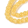 Acrylic Imitation Cat Eye Beads Strands OACR-Q197-01A-16-3