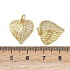 Brass Micro Pave Cubic Zirconia Pendants ZIRC-I367-11G-03-3