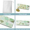 6Pcs 6 Styles Felt Printed Necklace Display Cards Sets CDIS-WH0035-014-3