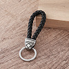 Braided PU Leather Keychains EK2353-3