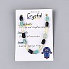 Natural Sodalite & Flower Amazonite & Lemon Quartz Beads Strands G-Q614-02A-03-6