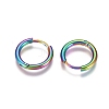 304 Stainless Steel Huggie Hoop Earrings EJEW-G272-02-10mm-M-2