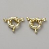 Brass Spring Ring Clasps KK-WH20010-003B-G-1