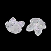 Frosted Transparent Acrylic Beads X1-OACR-P029-18B-05-3