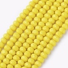 Imitation Jade Glass Bead Strands GLAA-F001-3x2mm-11-1