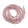 Transparent Glass Beads Strands X-GLAA-N018-4mm-25-3