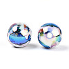 Ocean Theme Printed Opaque Acrylic Beads MACR-T048-07E-2