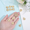 12Pcs Brass Pendants KK-BBC0024-99-3