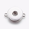 Brass Snap Link Making KK-WH0022-01P-1