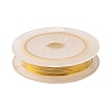Round Copper Wire for Jewelry Making CWIR-WH0001-0.5mm-05-1-2