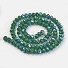 Electroplate Opaque Solid Color Glass Beads Strands LS-EGLA-A034-P4mm-L05-2