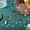 Tibetan Style Alloy with Resin Imitation Turquoise Connector Charms FIND-TAC0035-47AS-05-7