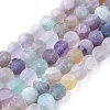 Natural Fluorite Beads Strands G-K292-01-1