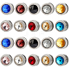 20Pcs 2 Bags 10 Colors PP Plastic Lapel Pin Backs JEWB-CY0001-06-1