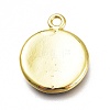 Brass Enamel Pendants KK-H103-02F-G-2