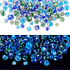 90Pcs 9 Styles Handmade Luminous Inner Flower Lampwork Beads LAMP-PH0001-26-1