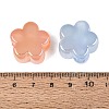 Luminous UV Plating Opaque Acrylic European Beads OACR-Q197-16-5