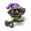 Halloween Brass Enamel European Beads X1-KK-A203-04A-B-1