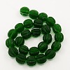 Handmade Frosted Lampwork Pumpkin Beads Strands LAMP-L004-C-07-2