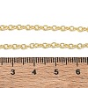 2.7MM Brass Cable Chain Necklaces for Women KK-CBA2293-10G-5