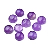 Natural Amethyst Cabochons G-P393-R56-8MM-A-1