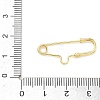 925 Sterling Silver Safety Pin Brooch Findings STER-H120-02G-3