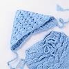 Crochet Baby Beanie Costume AJEW-R030-55-3