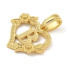 Heart Brass Pendants KK-I714-04G-B-2