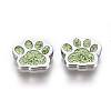 Alloy Enamel Slider Charms ENAM-WH0047-11C-2