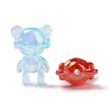 Transparent Acrylic Imitation Jelly Beads OACR-P011-11C-3