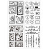 Globleland 4 Sheets 4 Styles PVC Plastic Stamps DIY-GL0004-48D-8