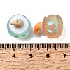 Halloween Frosted Transparent Resin Beads RESI-A048-01B-4
