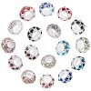 Alloy Rhinestone European Beads CPDL-PH0001-02-1