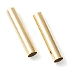 Brass Tube Beads LS-KK-Y003-73H-G-2
