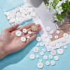 100Pcs 5 Styles 4-Hole Shell Buttons BUTT-WR0001-26-3