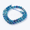 Natural Agate Beads Strands X-G-G580-8mm-05-2
