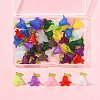50Pcs Transparent Acrylic Pendants PALLOY-FS00043-05-6
