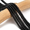 Natural Black Onyx Beads Strands X-G-L635-A01-4x2mm-01-1